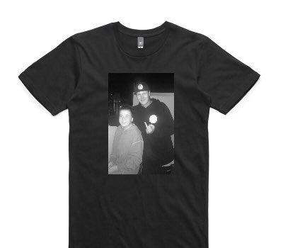 Custom AS Colour 100% Cotton Black T-Shirt