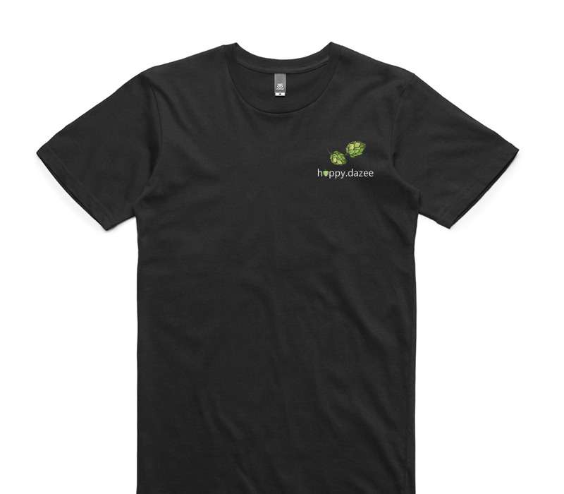 Custom AS Colour 100% Cotton Black T-Shirt