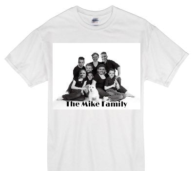 Custom Gildan 100% Cotton White T-Shirt