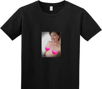 Custom Adult Soft Style 100% Cotton Black T-Shirt
