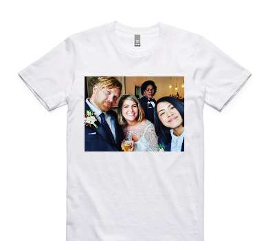 Custom AS Colour 100% Cotton White T-Shirt