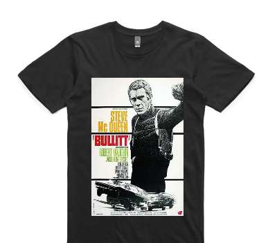 Custom AS Colour 100% Cotton Black T-Shirt