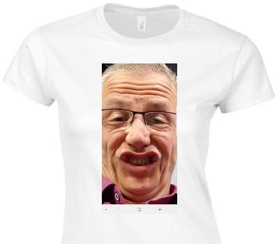 Custom Womens Soft Style 100% Cotton White T-Shirt