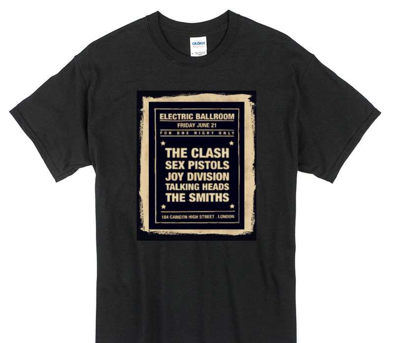 Custom Gildan 100% Cotton Black T-Shirt