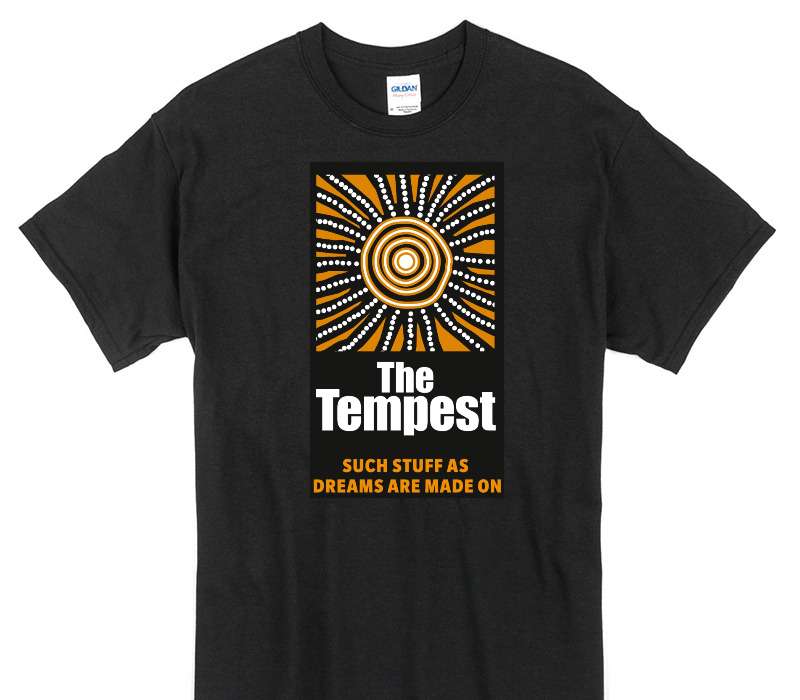 Custom Gildan 100% Cotton Black T-Shirt