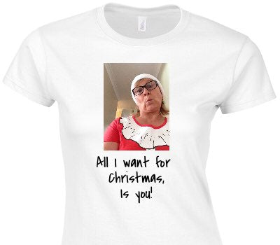 Custom Womens Soft Style 100% Cotton White T-Shirt