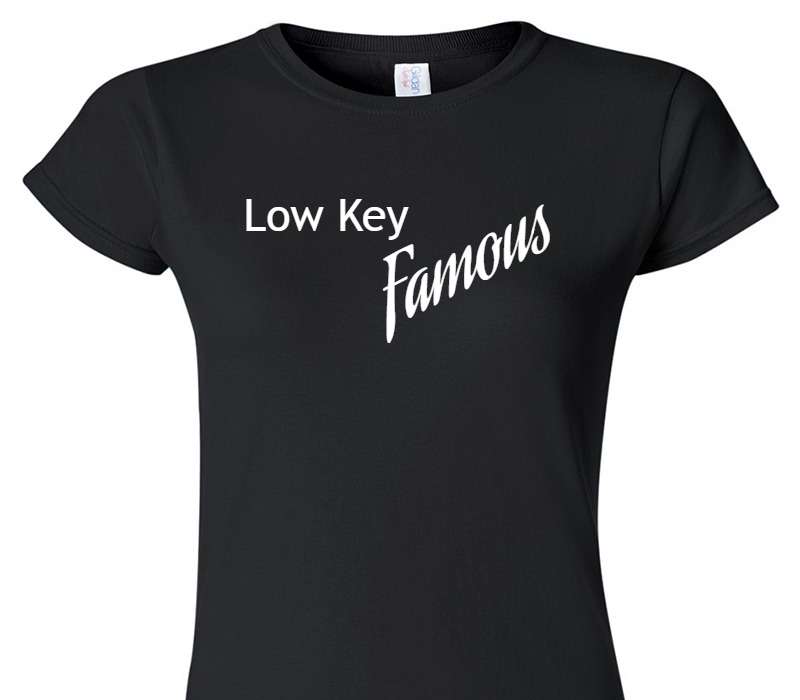 Custom Womens Soft Style 100% Cotton Black T-Shirt