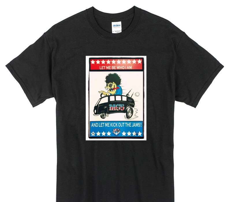 Custom Gildan 100% Cotton Black T-Shirt