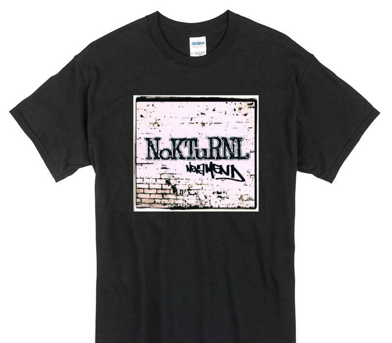 Custom Gildan 100% Cotton Black T-Shirt