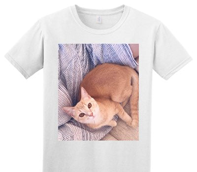 Custom Adult Soft Style 100% Cotton White T-Shirt