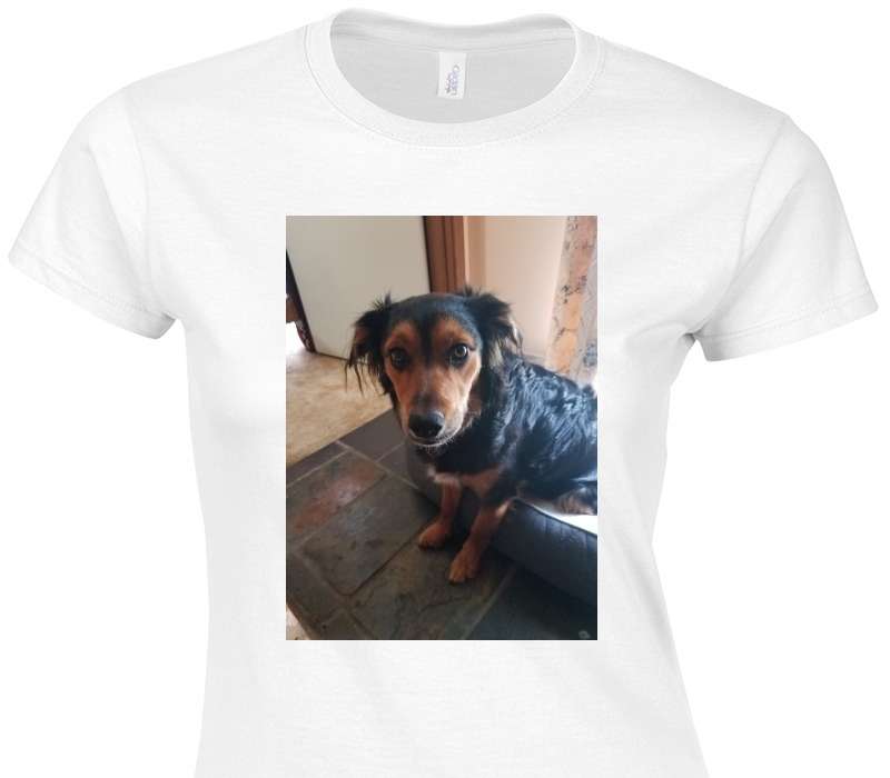 Custom Womens Soft Style 100% Cotton White T-Shirt