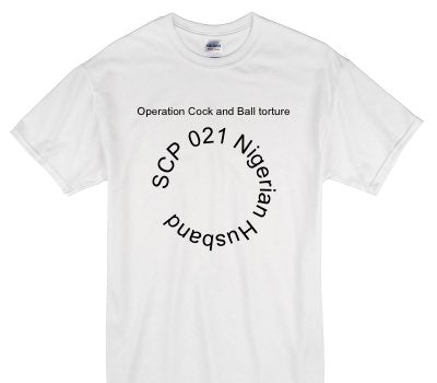 Custom Gildan 100% Cotton White T-Shirt