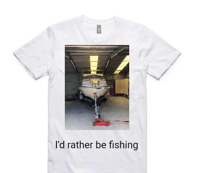 Custom AS Colour 100% Cotton White T-Shirt
