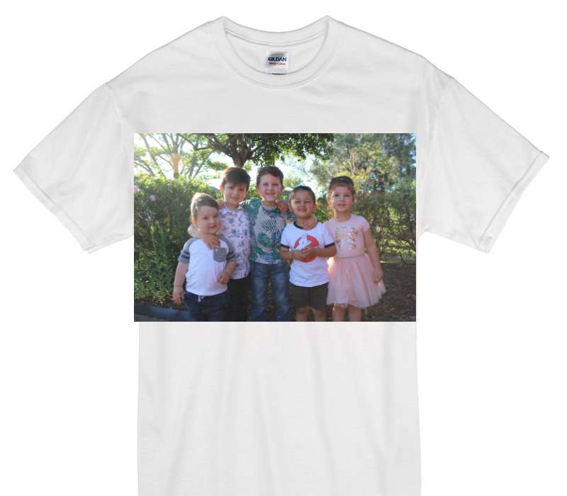 Custom Gildan 100% Cotton White T-Shirt