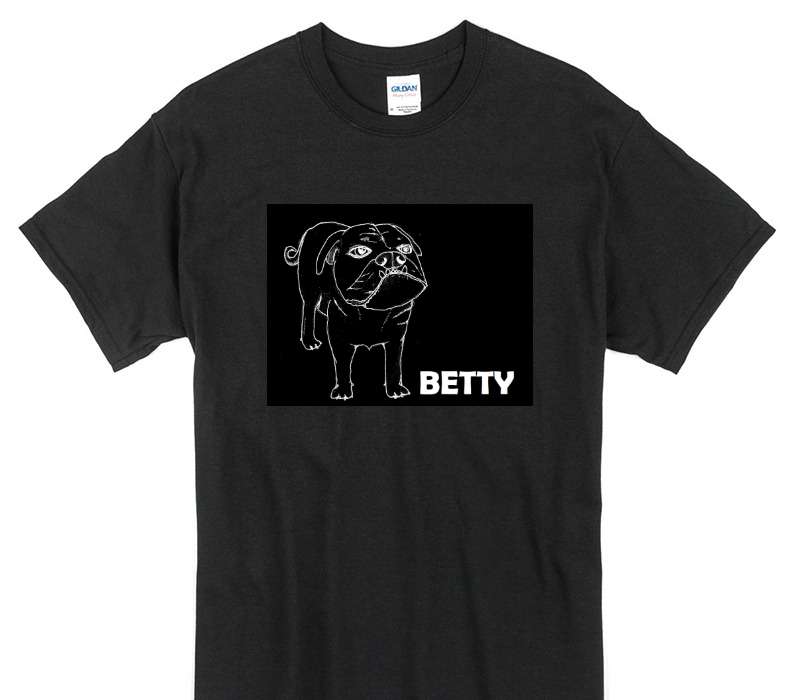 Custom Gildan 100% Cotton Black T-Shirt