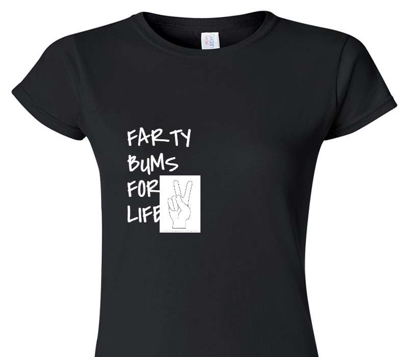 Custom Womens Soft Style 100% Cotton Black T-Shirt