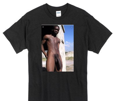 Custom Gildan 100% Cotton Black T-Shirt