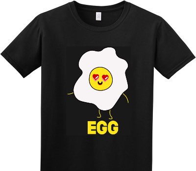 Custom Adult Soft Style 100% Cotton Black T-Shirt