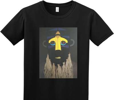 Custom Adult Soft Style 100% Cotton Black T-Shirt