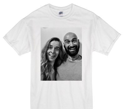 Custom Gildan 100% Cotton White T-Shirt