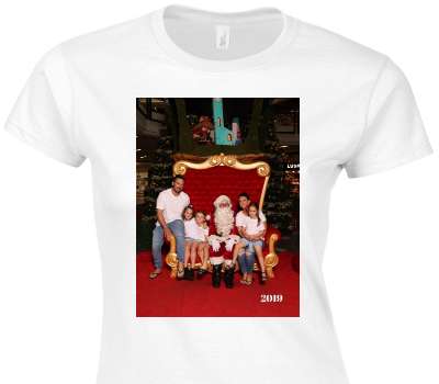 Custom Womens Soft Style 100% Cotton White T-Shirt
