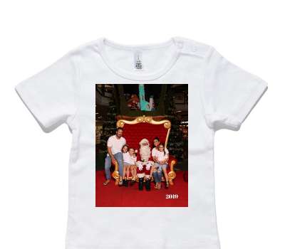 Custom AS Colour White Baby T-Shirt