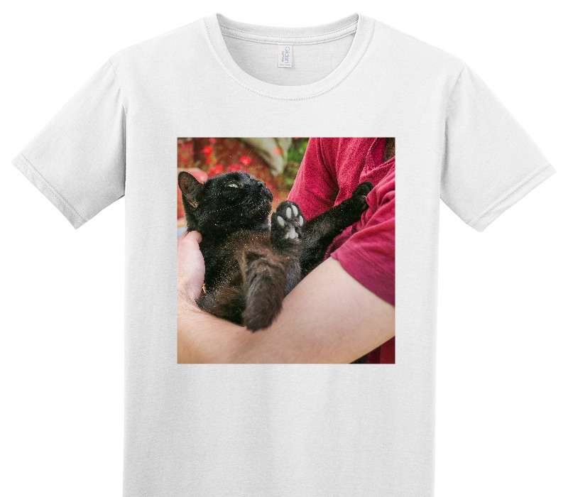Custom Adult Soft Style 100% Cotton White T-Shirt