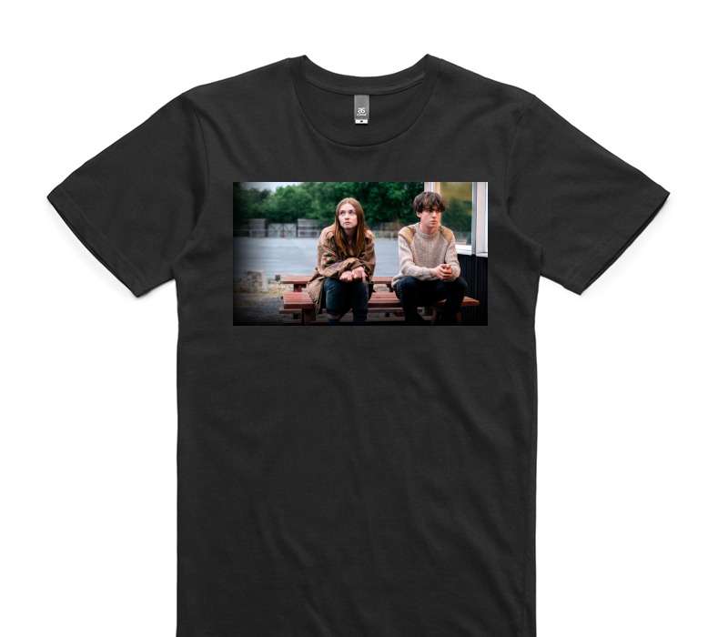 Custom AS Colour 100% Cotton Black T-Shirt
