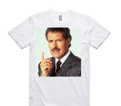 Custom AS Colour 100% Cotton White T-Shirt