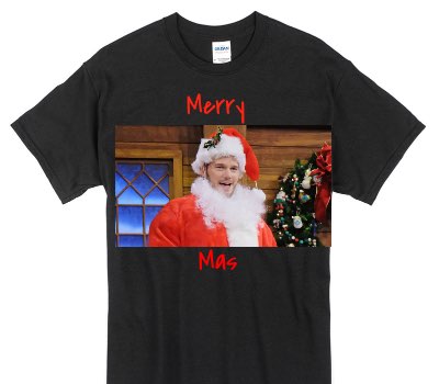 Custom Gildan 100% Cotton Black T-Shirt