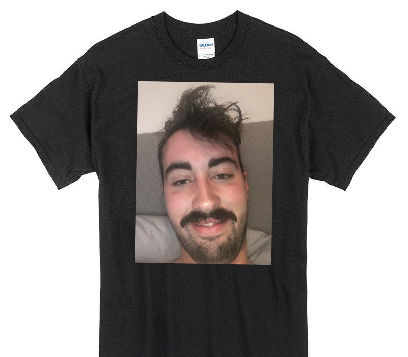 Custom Gildan 100% Cotton Black T-Shirt