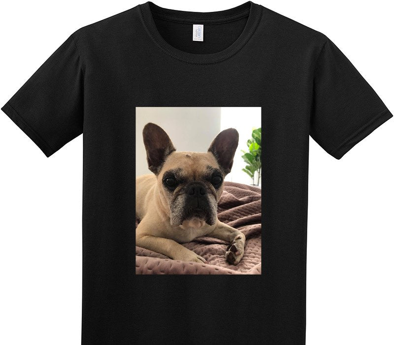 Custom Adult Soft Style 100% Cotton Black T-Shirt