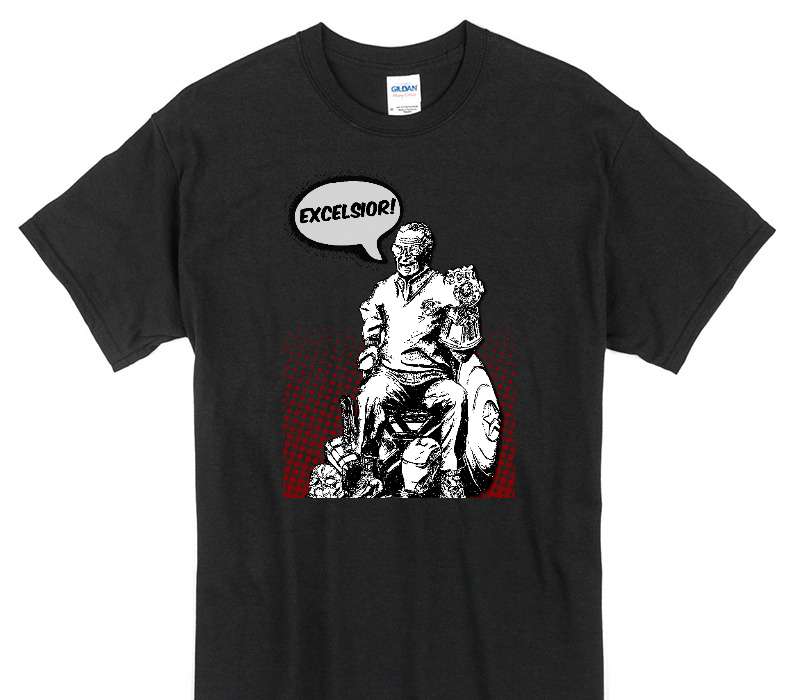 Custom Gildan 100% Cotton Black T-Shirt