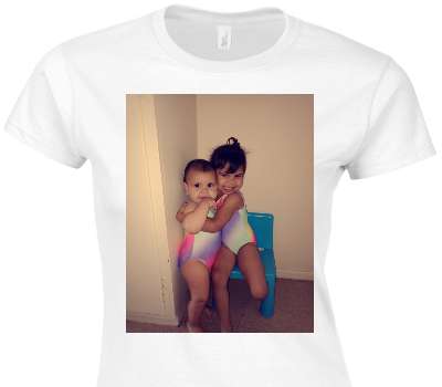 Custom Womens Soft Style 100% Cotton White T-Shirt