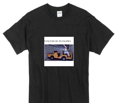Custom Gildan 100% Cotton Black T-Shirt