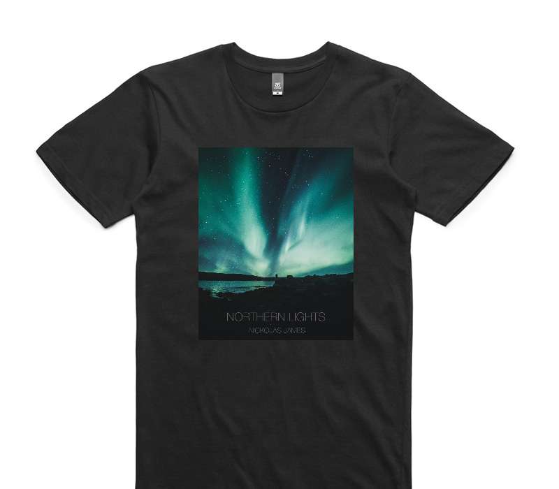 Custom AS Colour 100% Cotton Black T-Shirt