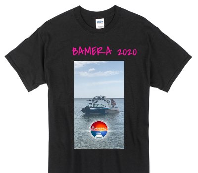 Custom Gildan 100% Cotton Black T-Shirt
