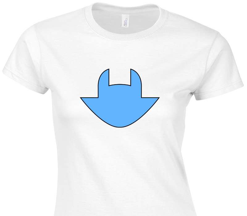 Custom Womens Soft Style 100% Cotton White T-Shirt
