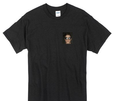 Custom Gildan 100% Cotton Black T-Shirt