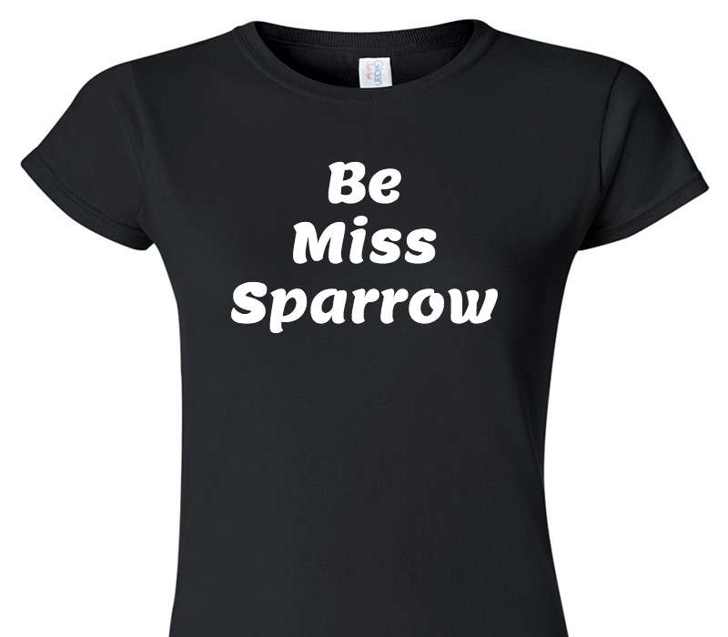 Custom Womens Soft Style 100% Cotton Black T-Shirt