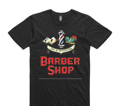 Custom AS Colour 100% Cotton Black T-Shirt
