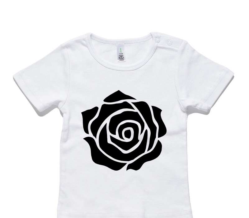 Custom AS Colour White Baby T-Shirt