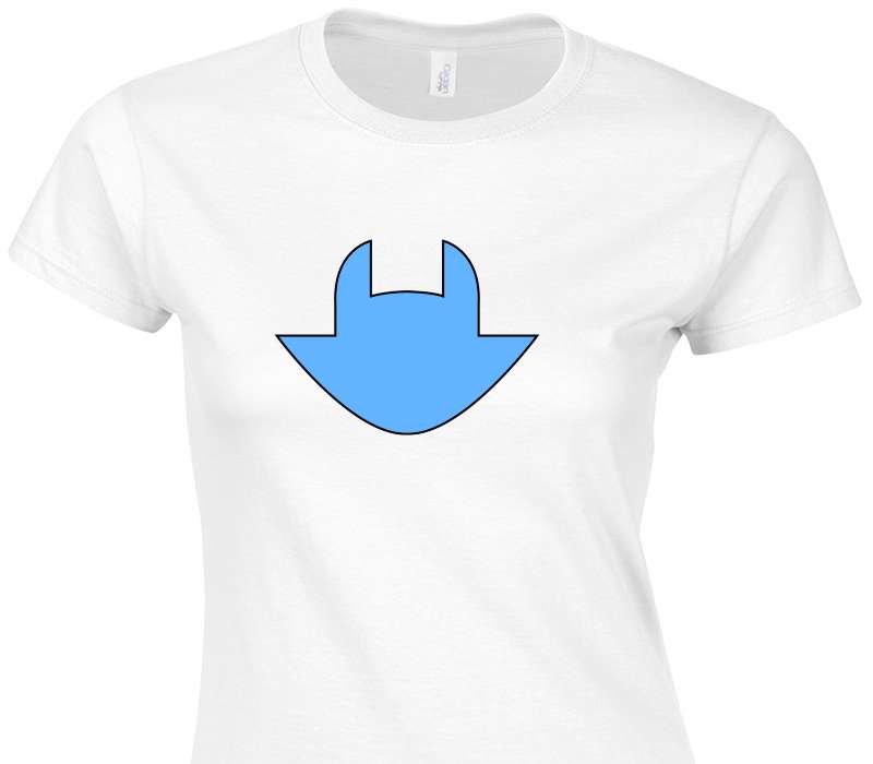 Custom Womens Soft Style 100% Cotton White T-Shirt