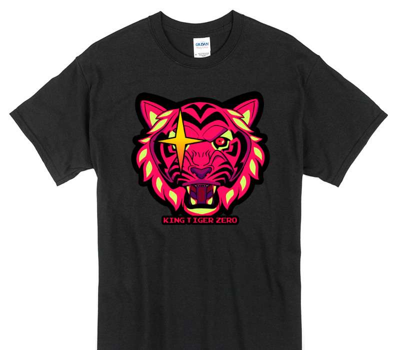 Custom Gildan 100% Cotton Black T-Shirt