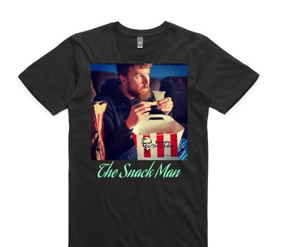 Custom AS Colour 100% Cotton Black T-Shirt