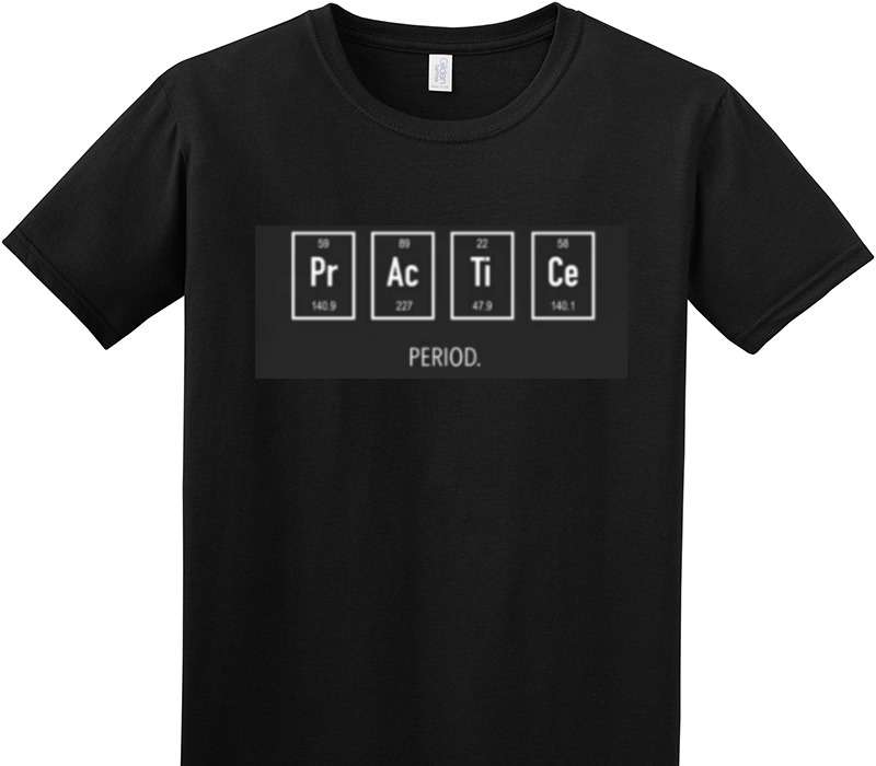 Custom Adult Soft Style 100% Cotton Black T-Shirt