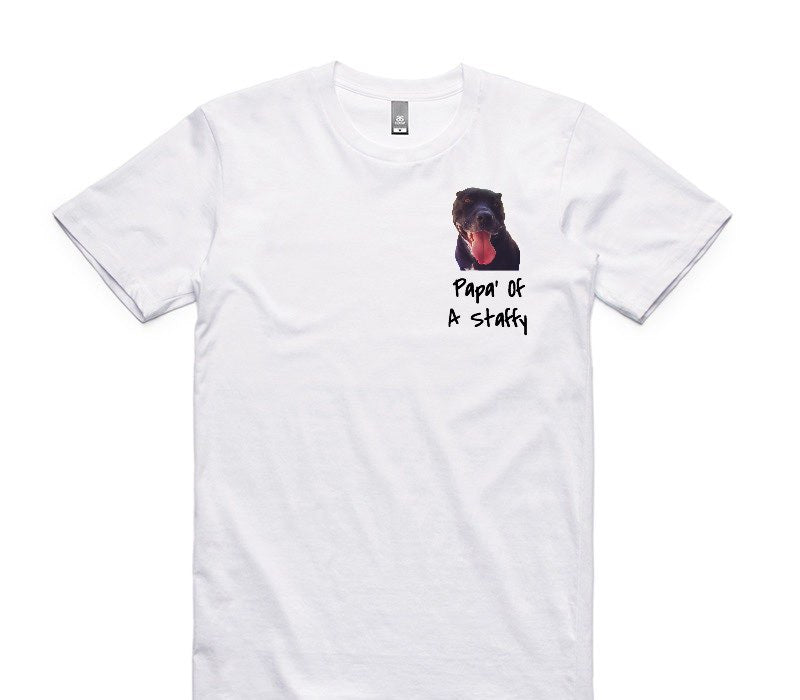 Custom AS Colour 100% Cotton White T-Shirt