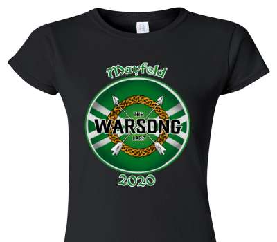 Custom Womens Soft Style 100% Cotton Black T-Shirt