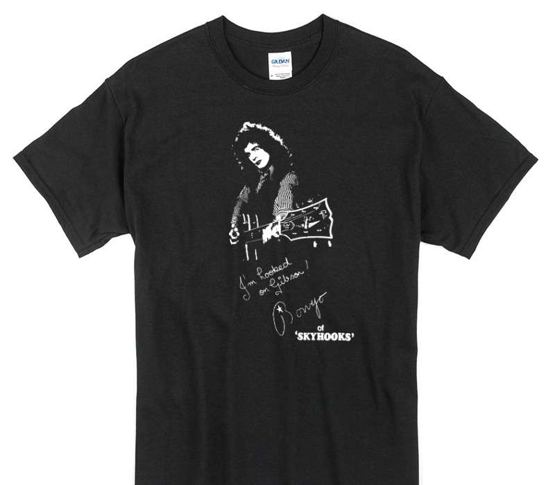 Custom Gildan 100% Cotton Black T-Shirt