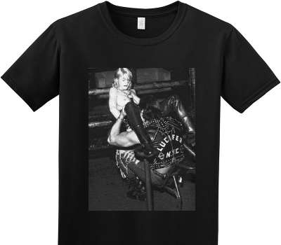 Custom Adult Soft Style 100% Cotton Black T-Shirt